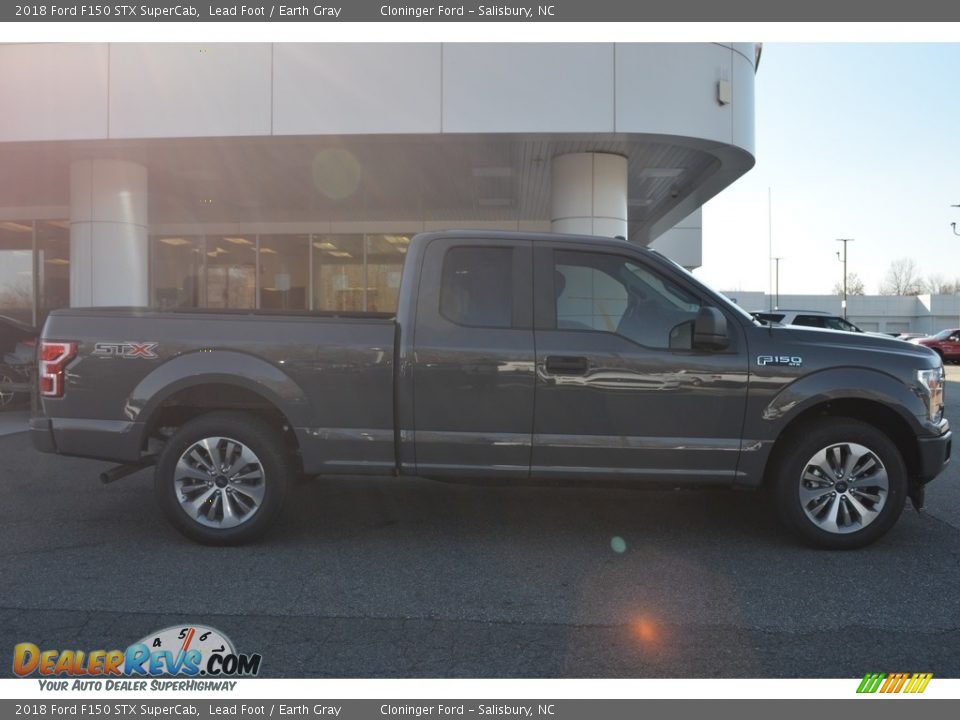 2018 Ford F150 STX SuperCab Lead Foot / Earth Gray Photo #2