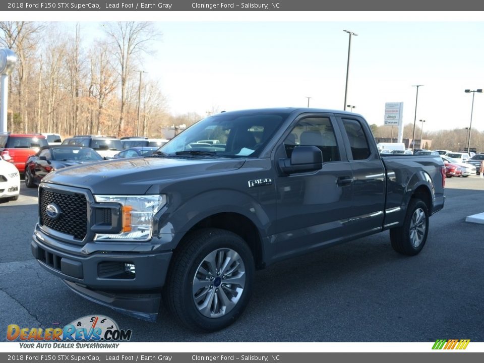 2018 Ford F150 STX SuperCab Lead Foot / Earth Gray Photo #3