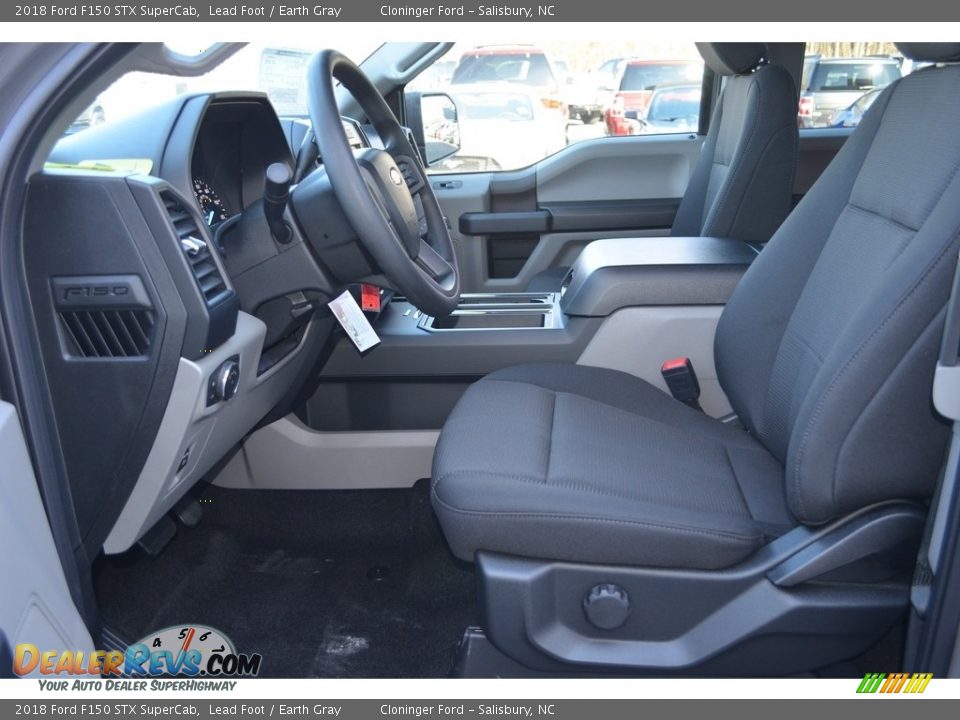 2018 Ford F150 STX SuperCab Lead Foot / Earth Gray Photo #8