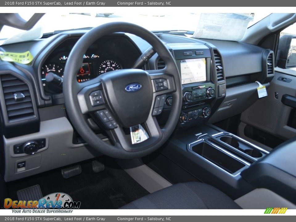 2018 Ford F150 STX SuperCab Lead Foot / Earth Gray Photo #9
