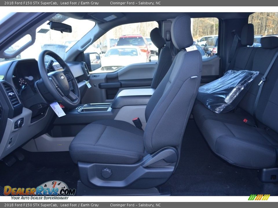 Front Seat of 2018 Ford F150 STX SuperCab Photo #10