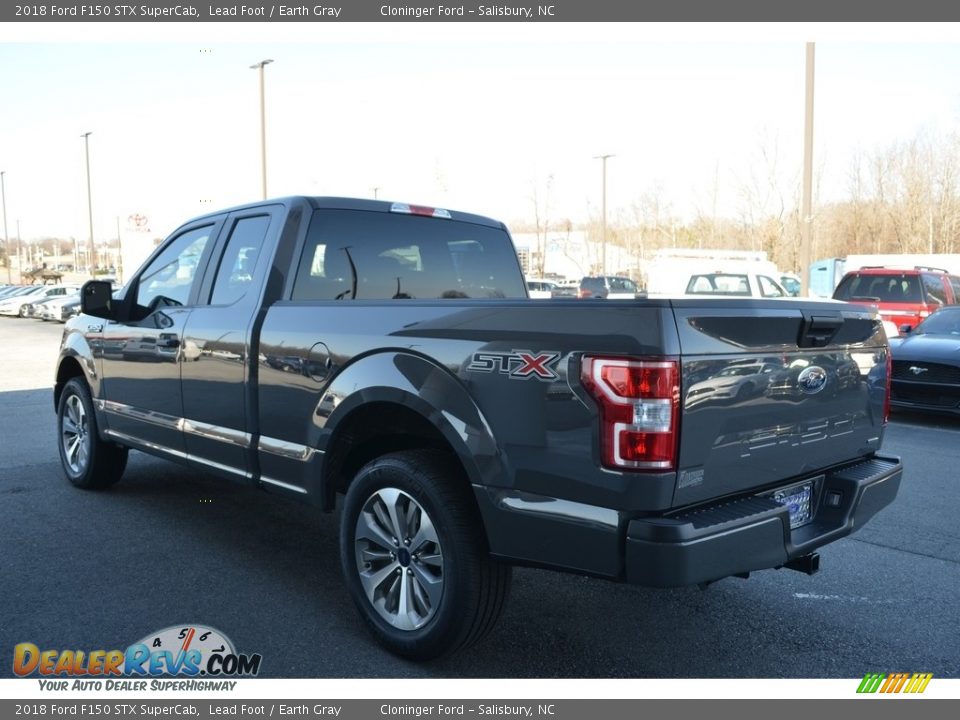 2018 Ford F150 STX SuperCab Lead Foot / Earth Gray Photo #20
