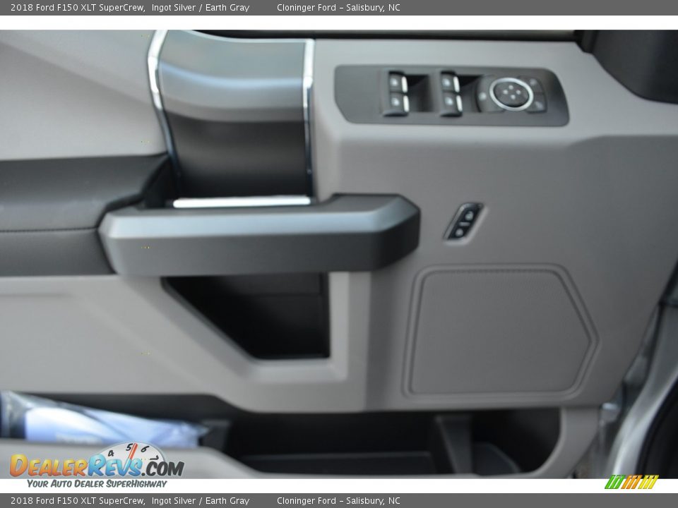 2018 Ford F150 XLT SuperCrew Ingot Silver / Earth Gray Photo #7