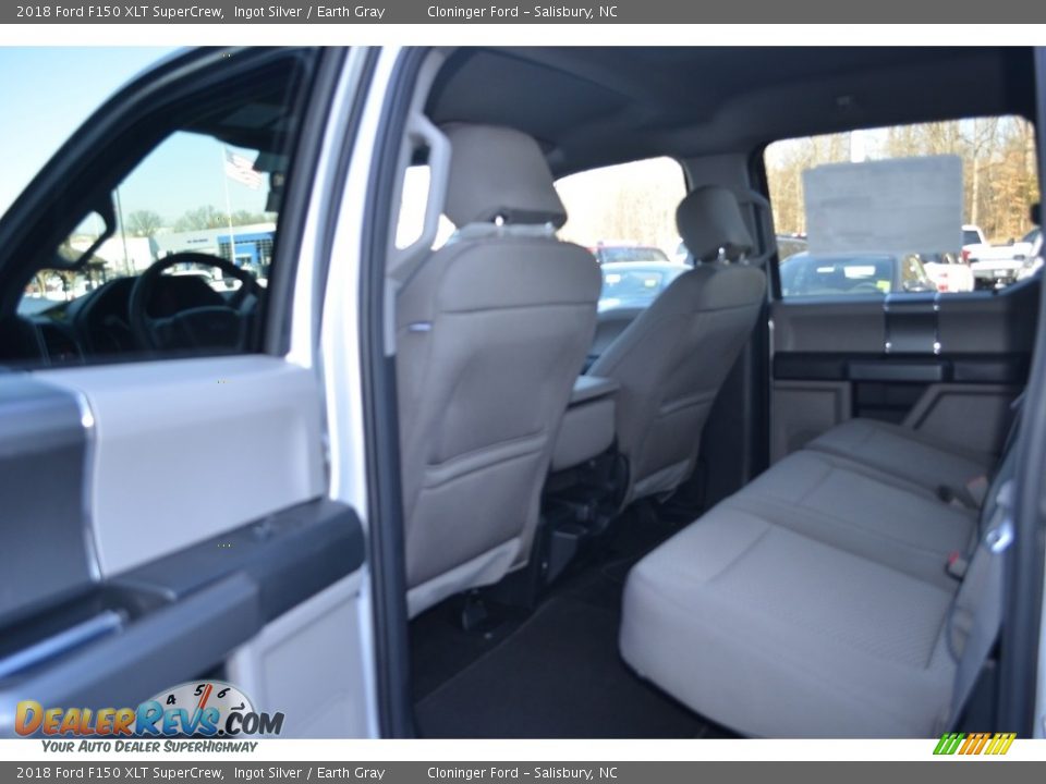 2018 Ford F150 XLT SuperCrew Ingot Silver / Earth Gray Photo #10