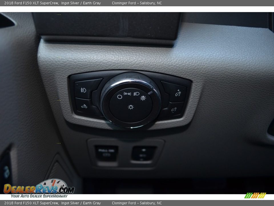 2018 Ford F150 XLT SuperCrew Ingot Silver / Earth Gray Photo #14