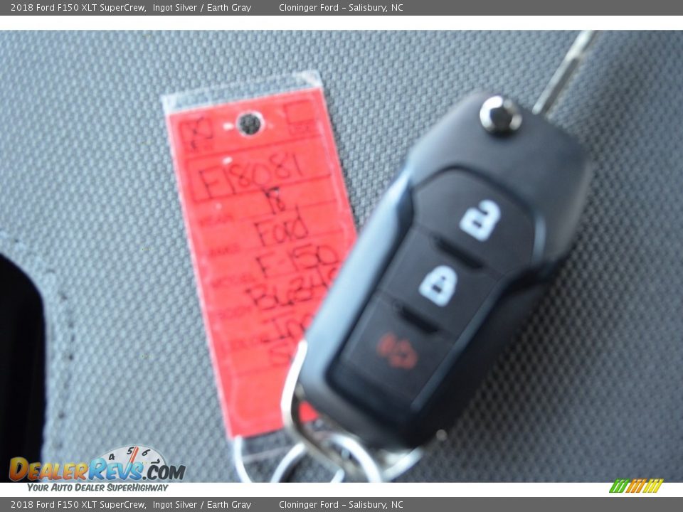 2018 Ford F150 XLT SuperCrew Ingot Silver / Earth Gray Photo #15