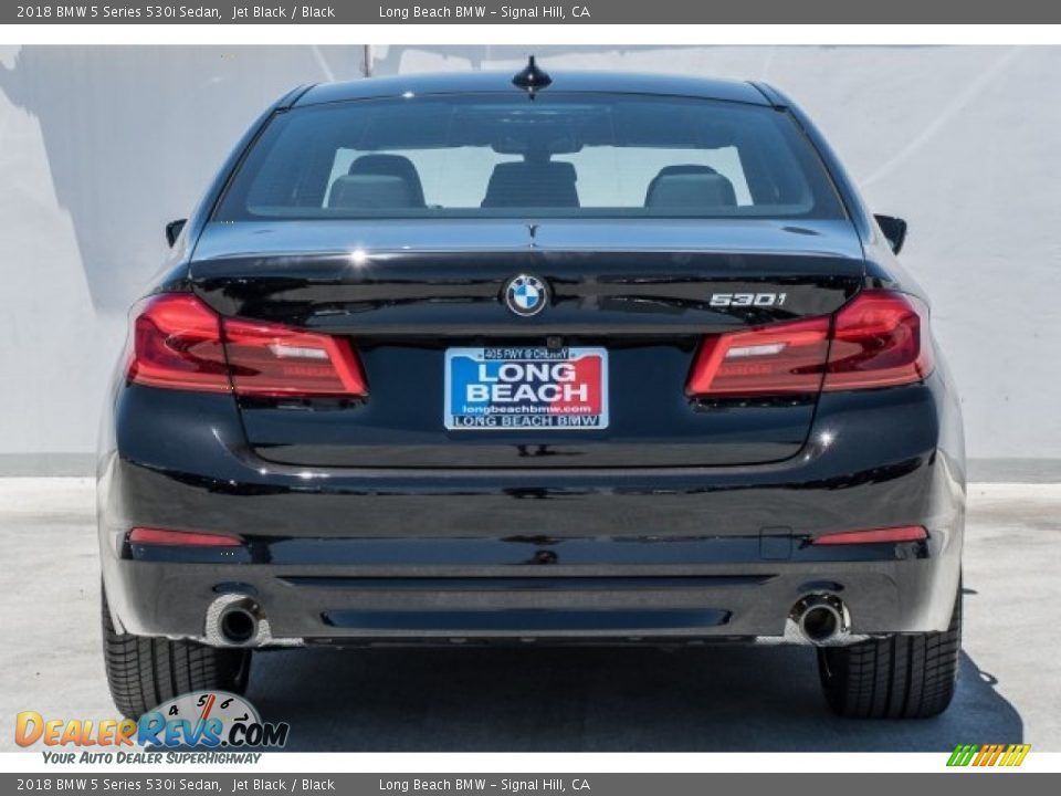 2018 BMW 5 Series 530i Sedan Jet Black / Black Photo #4