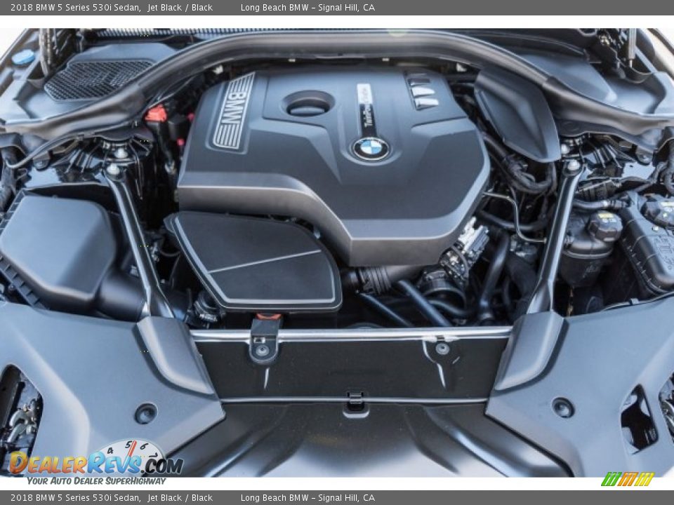 2018 BMW 5 Series 530i Sedan Jet Black / Black Photo #9