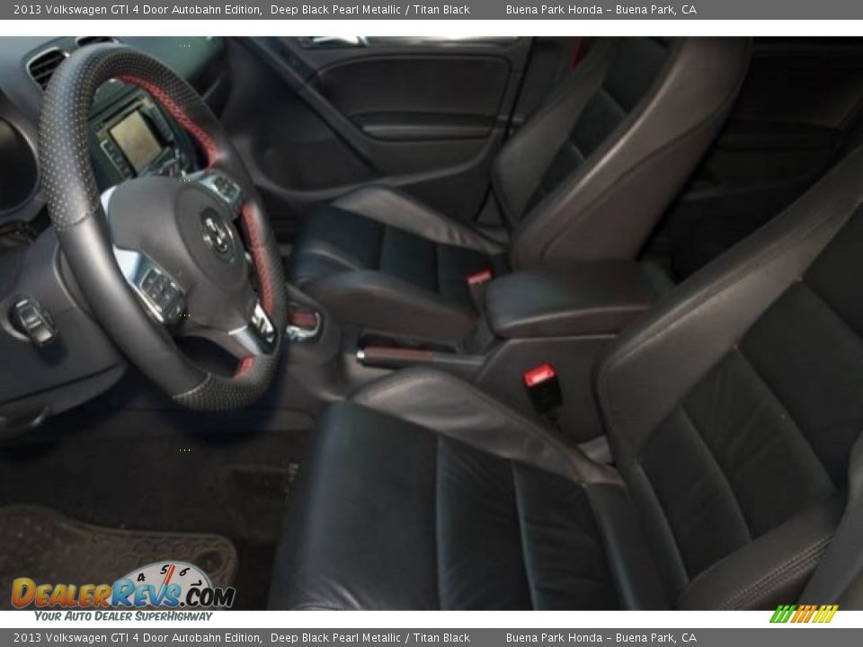 2013 Volkswagen GTI 4 Door Autobahn Edition Deep Black Pearl Metallic / Titan Black Photo #3