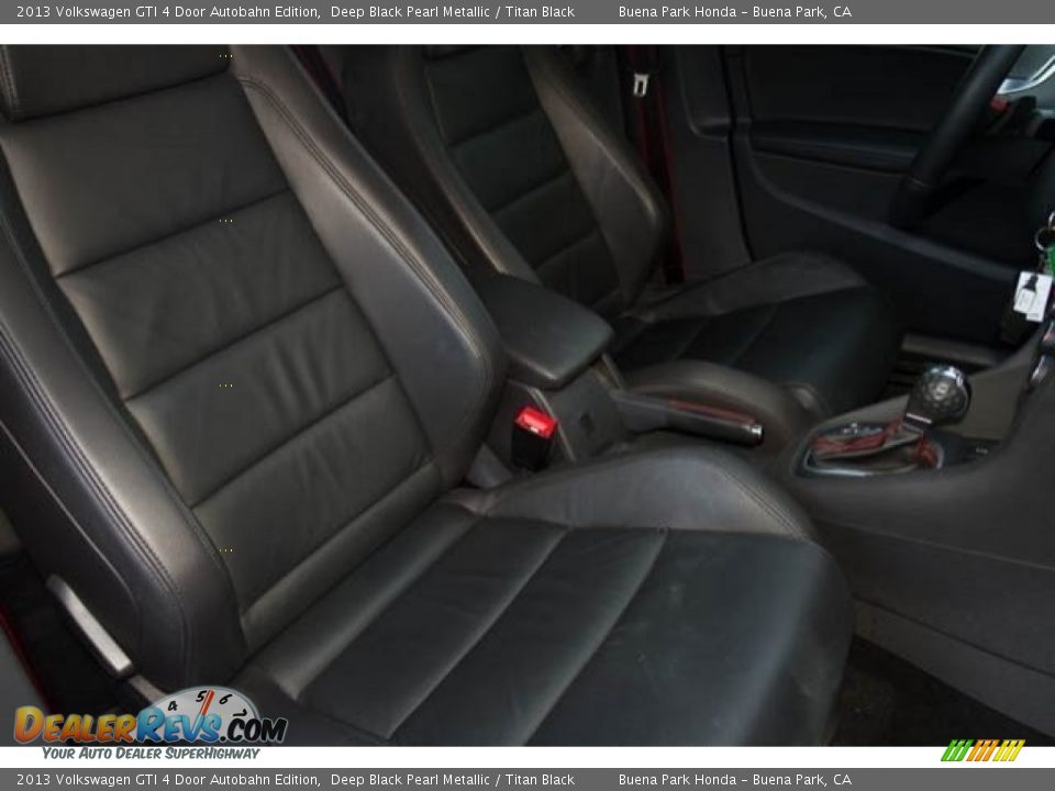 2013 Volkswagen GTI 4 Door Autobahn Edition Deep Black Pearl Metallic / Titan Black Photo #19
