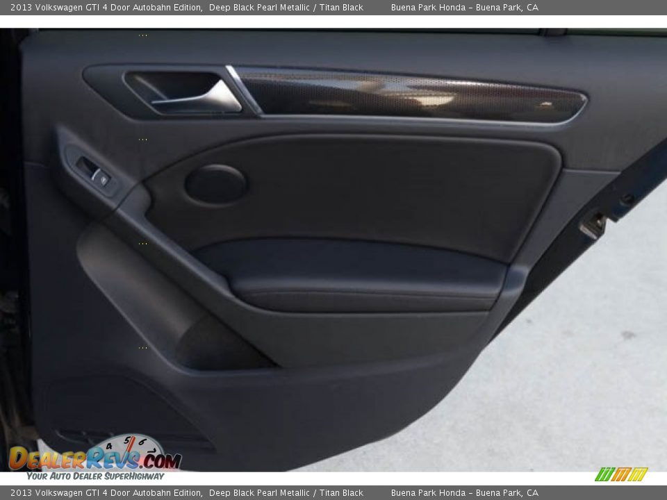 2013 Volkswagen GTI 4 Door Autobahn Edition Deep Black Pearl Metallic / Titan Black Photo #24