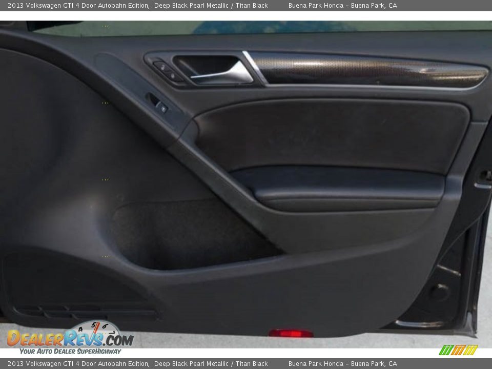 2013 Volkswagen GTI 4 Door Autobahn Edition Deep Black Pearl Metallic / Titan Black Photo #25