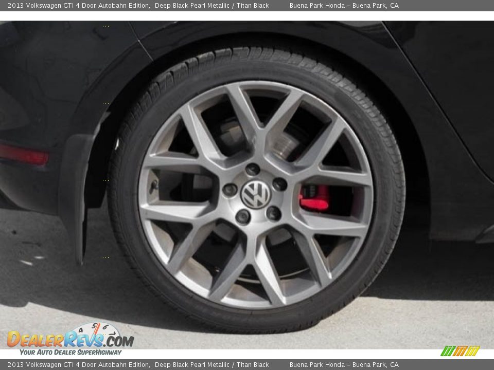2013 Volkswagen GTI 4 Door Autobahn Edition Deep Black Pearl Metallic / Titan Black Photo #27