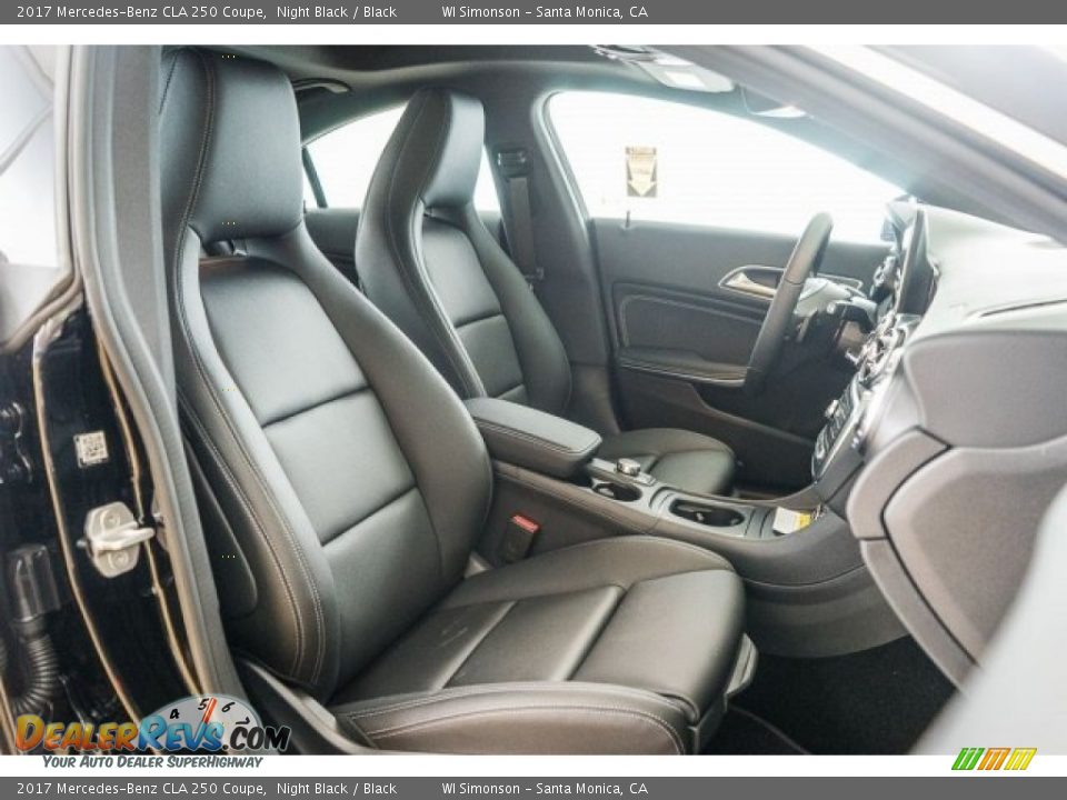 2017 Mercedes-Benz CLA 250 Coupe Night Black / Black Photo #2