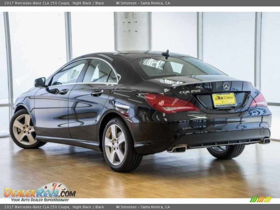 2017 Mercedes-Benz CLA 250 Coupe Night Black / Black Photo #3
