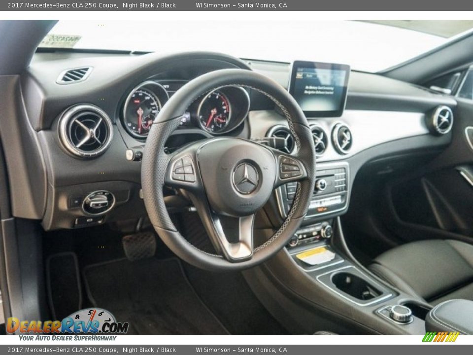 2017 Mercedes-Benz CLA 250 Coupe Night Black / Black Photo #5