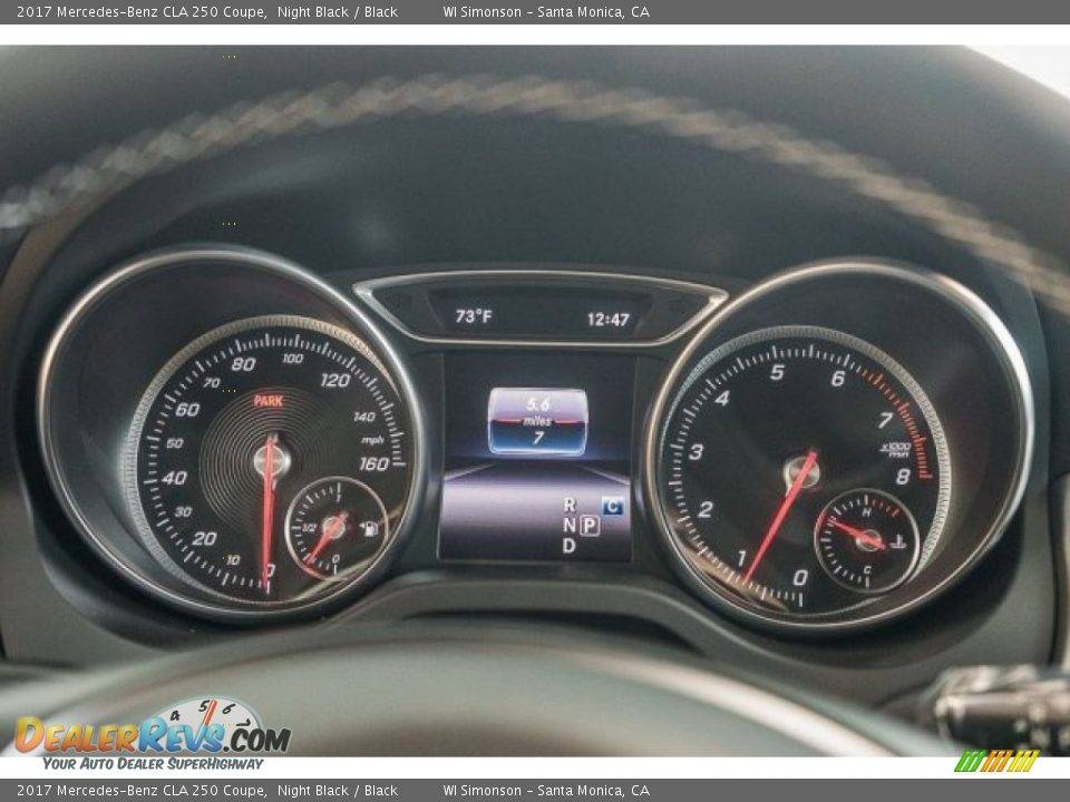 2017 Mercedes-Benz CLA 250 Coupe Night Black / Black Photo #6