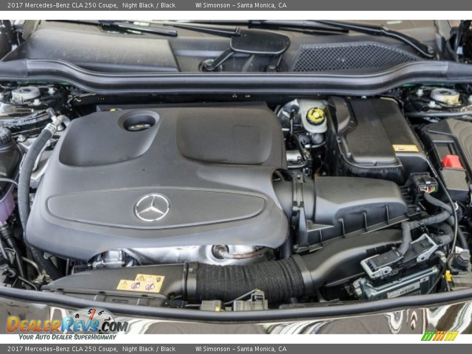 2017 Mercedes-Benz CLA 250 Coupe Night Black / Black Photo #9