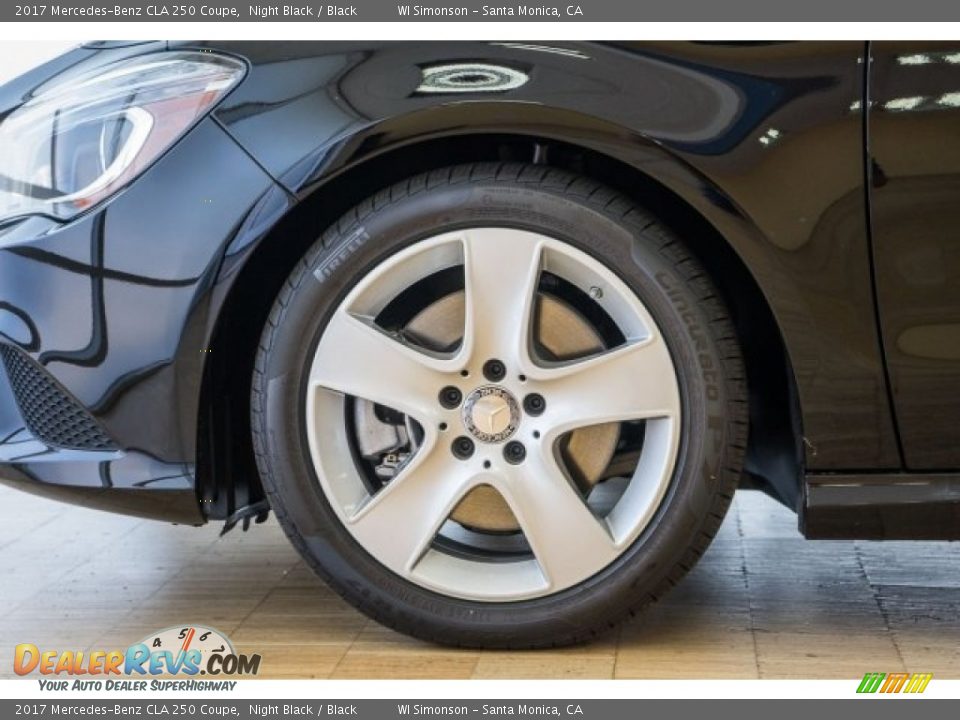 2017 Mercedes-Benz CLA 250 Coupe Night Black / Black Photo #10