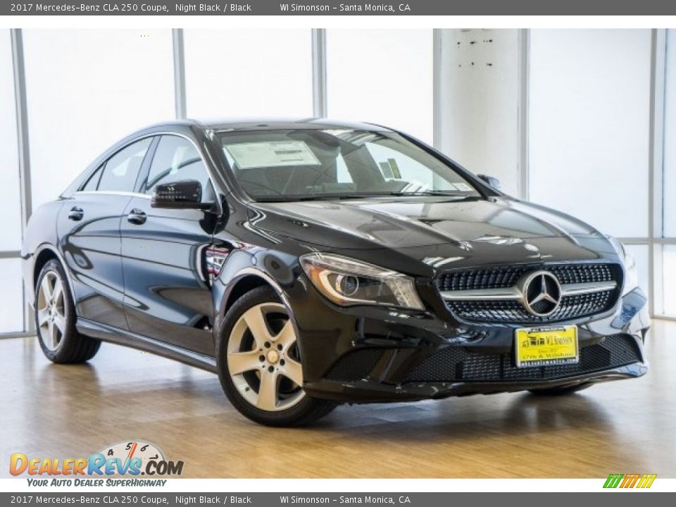 2017 Mercedes-Benz CLA 250 Coupe Night Black / Black Photo #12
