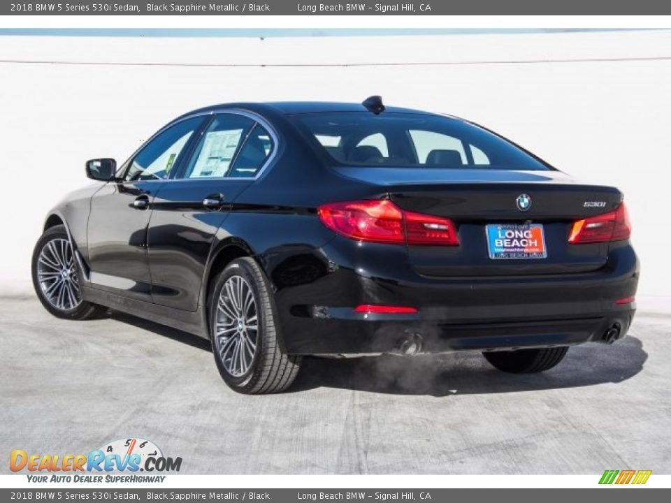 2018 BMW 5 Series 530i Sedan Black Sapphire Metallic / Black Photo #3