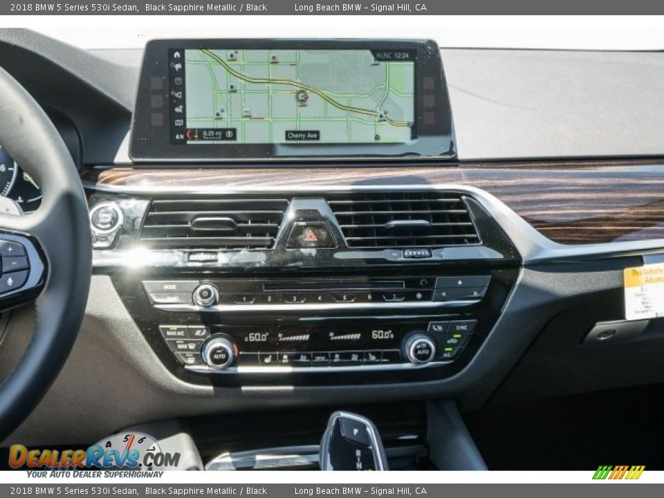 2018 BMW 5 Series 530i Sedan Black Sapphire Metallic / Black Photo #6