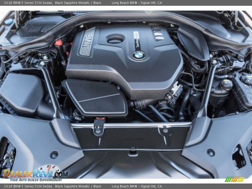 2018 BMW 5 Series 530i Sedan Black Sapphire Metallic / Black Photo #9