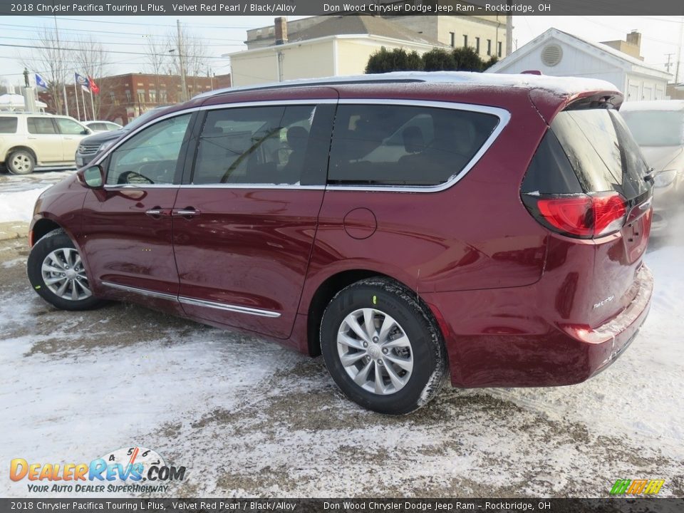 2018 Chrysler Pacifica Touring L Plus Velvet Red Pearl / Black/Alloy Photo #8