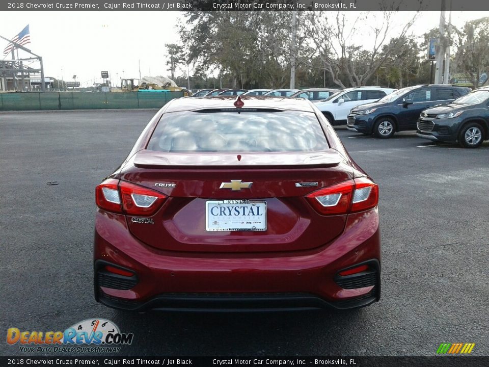 2018 Chevrolet Cruze Premier Cajun Red Tintcoat / Jet Black Photo #4