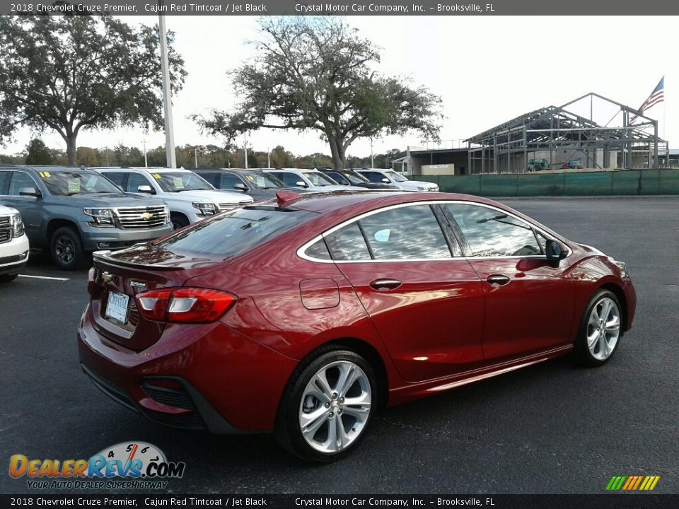 2018 Chevrolet Cruze Premier Cajun Red Tintcoat / Jet Black Photo #5