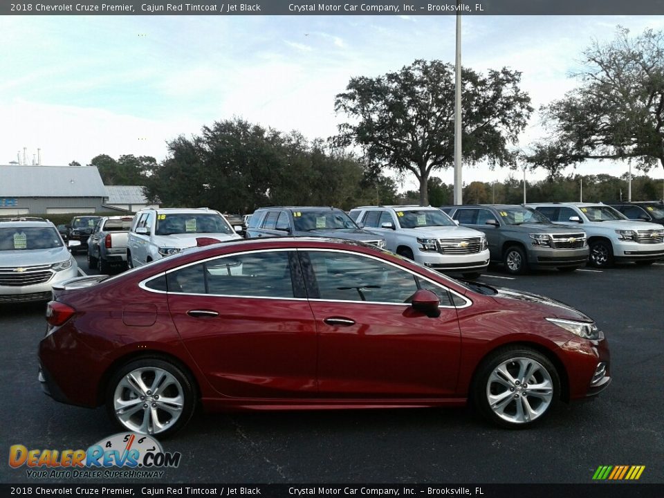 2018 Chevrolet Cruze Premier Cajun Red Tintcoat / Jet Black Photo #6