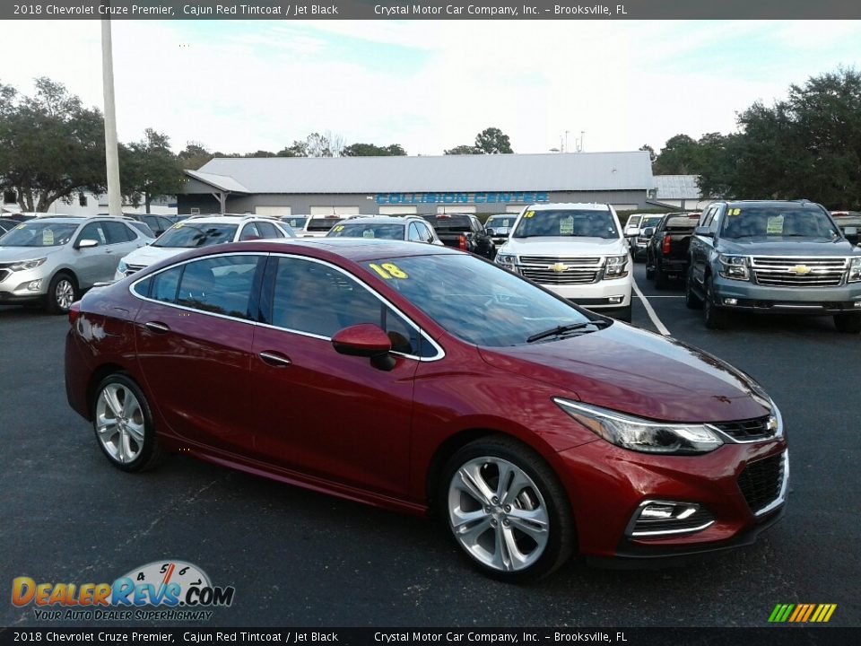 2018 Chevrolet Cruze Premier Cajun Red Tintcoat / Jet Black Photo #7