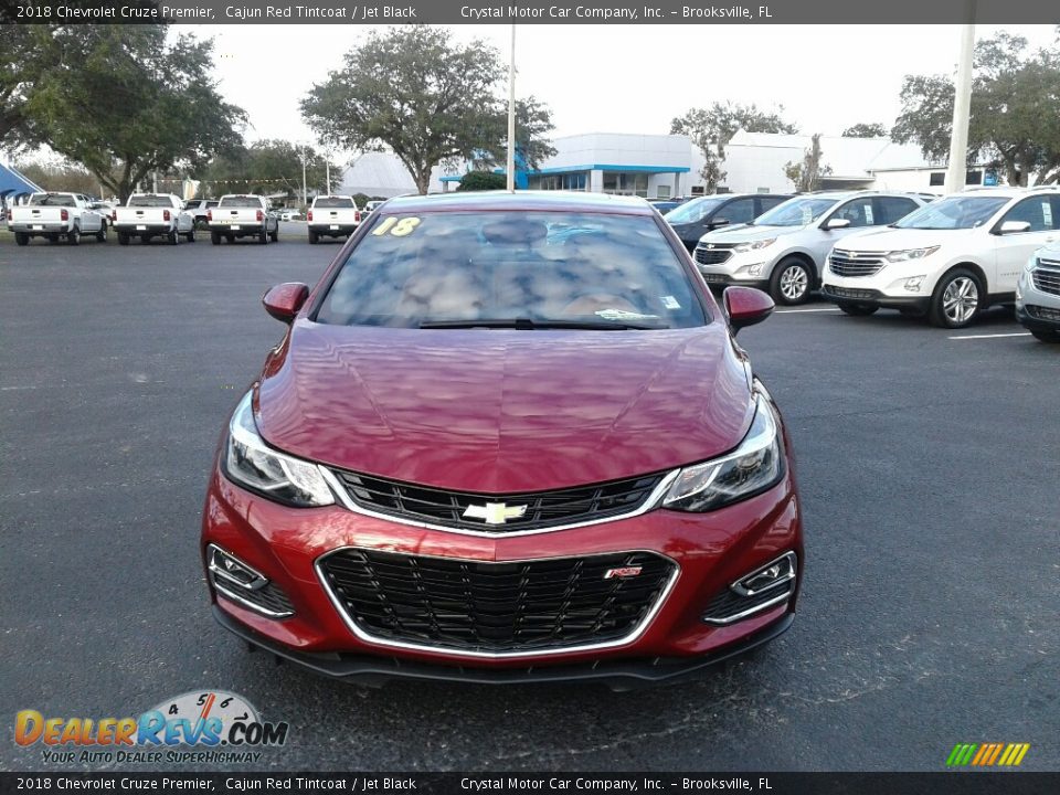 2018 Chevrolet Cruze Premier Cajun Red Tintcoat / Jet Black Photo #8