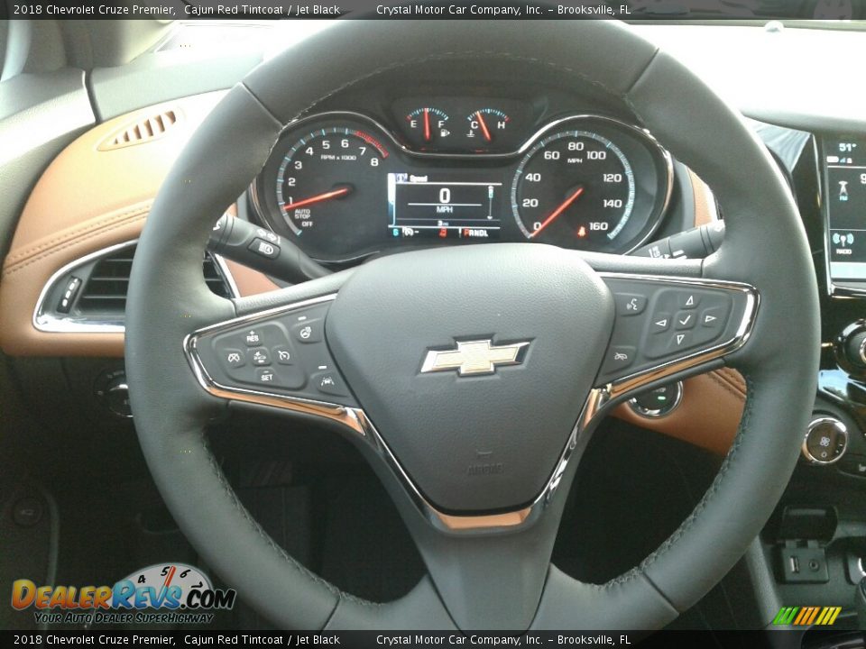 2018 Chevrolet Cruze Premier Cajun Red Tintcoat / Jet Black Photo #14