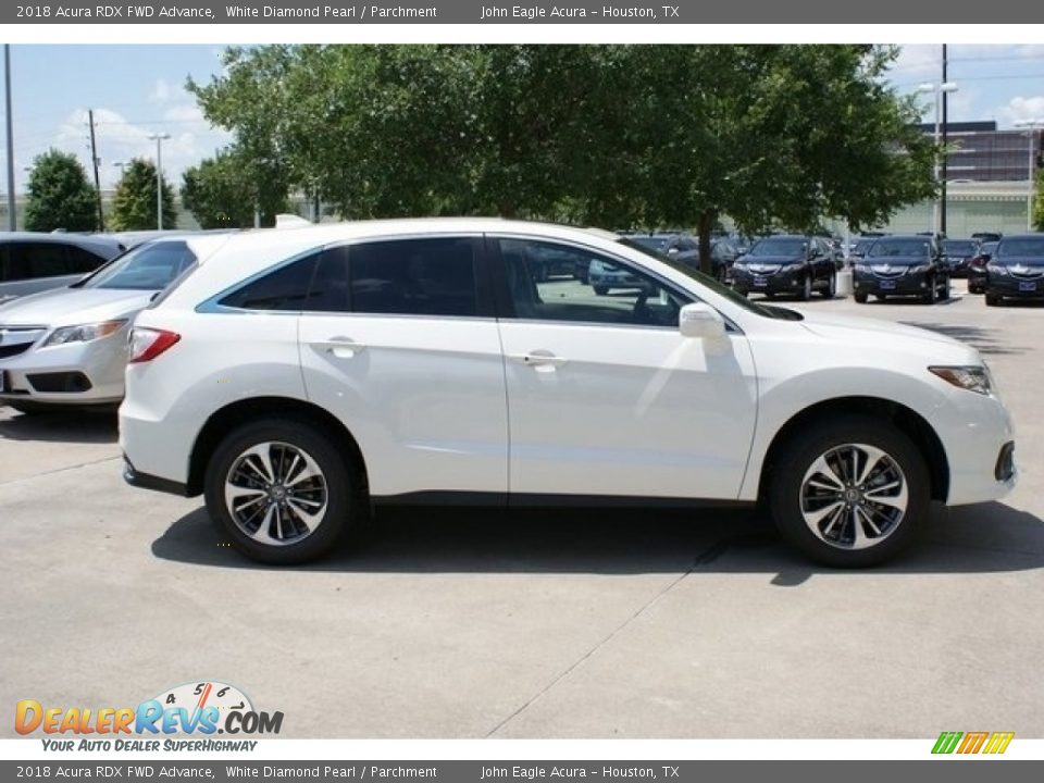 2018 Acura RDX FWD Advance White Diamond Pearl / Parchment Photo #8