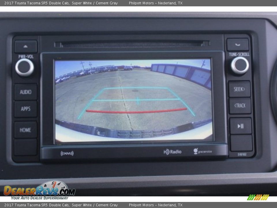 2017 Toyota Tacoma SR5 Double Cab Super White / Cement Gray Photo #15