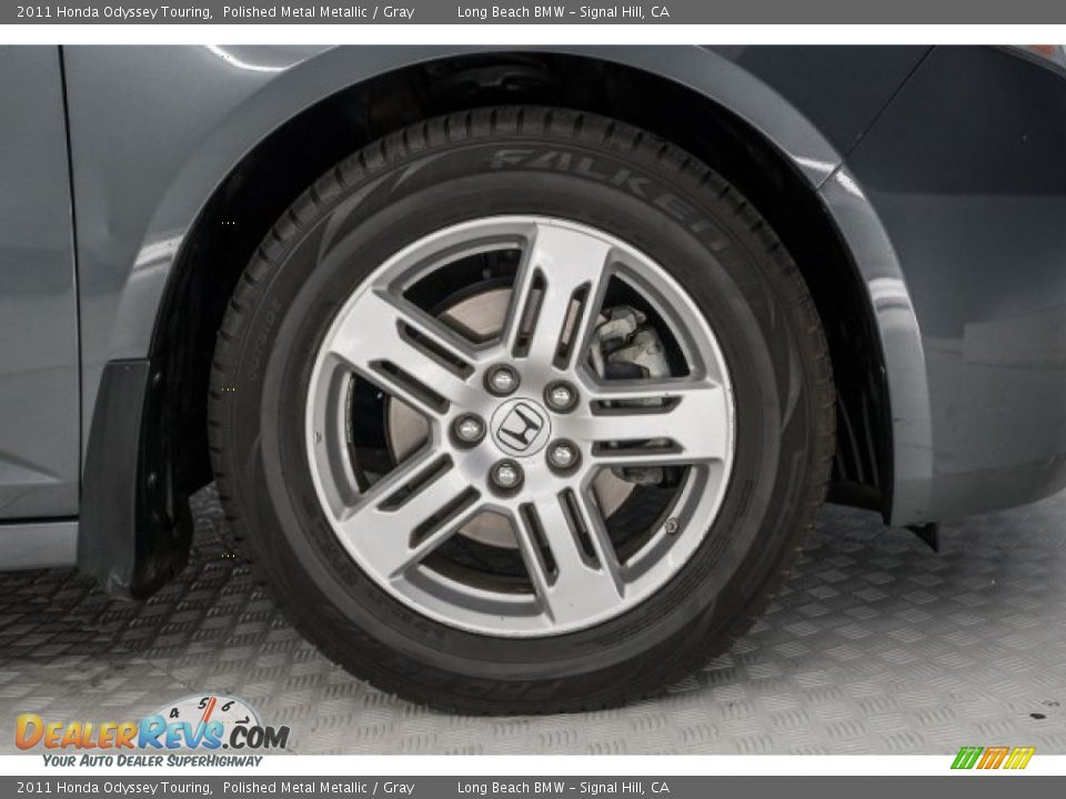 2011 Honda Odyssey Touring Polished Metal Metallic / Gray Photo #9