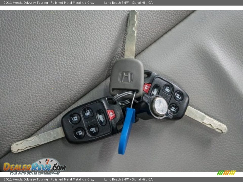 2011 Honda Odyssey Touring Polished Metal Metallic / Gray Photo #11