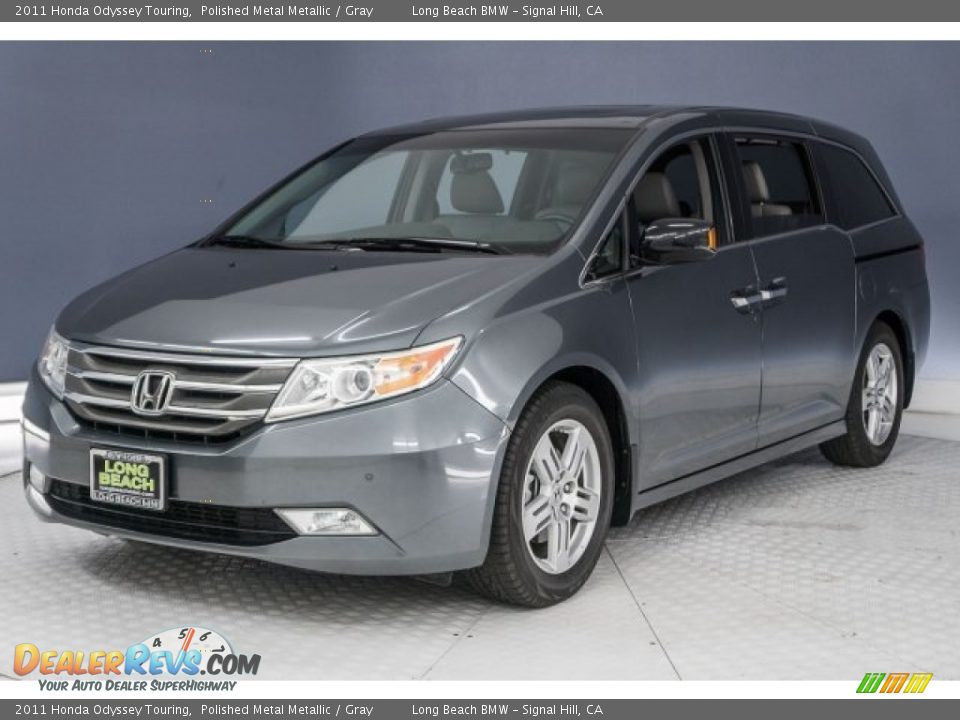 2011 Honda Odyssey Touring Polished Metal Metallic / Gray Photo #13