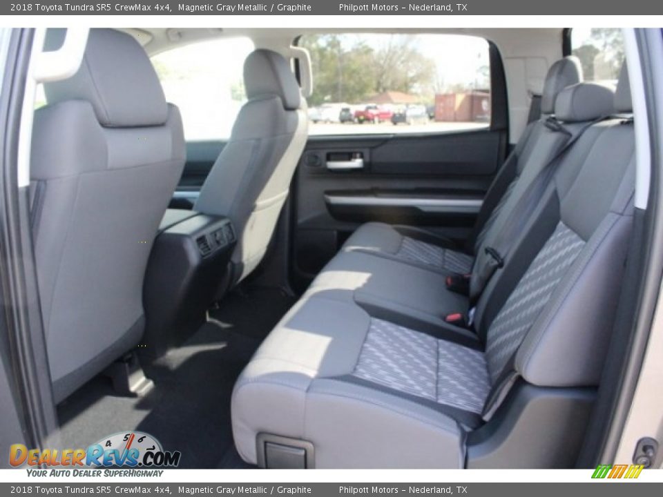Rear Seat of 2018 Toyota Tundra SR5 CrewMax 4x4 Photo #22