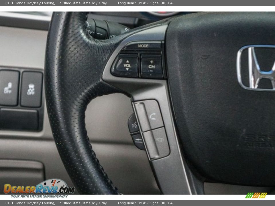 2011 Honda Odyssey Touring Polished Metal Metallic / Gray Photo #23
