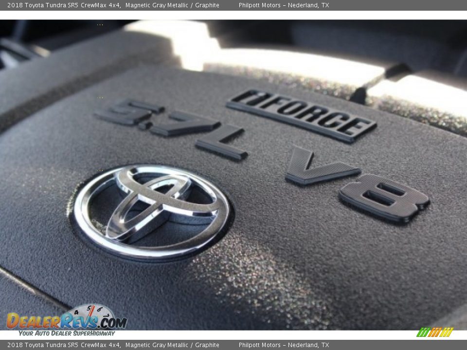 2018 Toyota Tundra SR5 CrewMax 4x4 Magnetic Gray Metallic / Graphite Photo #32