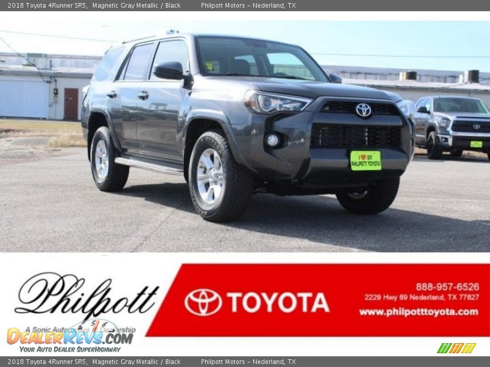 2018 Toyota 4Runner SR5 Magnetic Gray Metallic / Black Photo #1