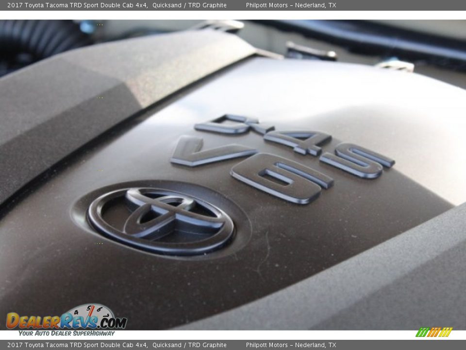 2017 Toyota Tacoma TRD Sport Double Cab 4x4 Quicksand / TRD Graphite Photo #36