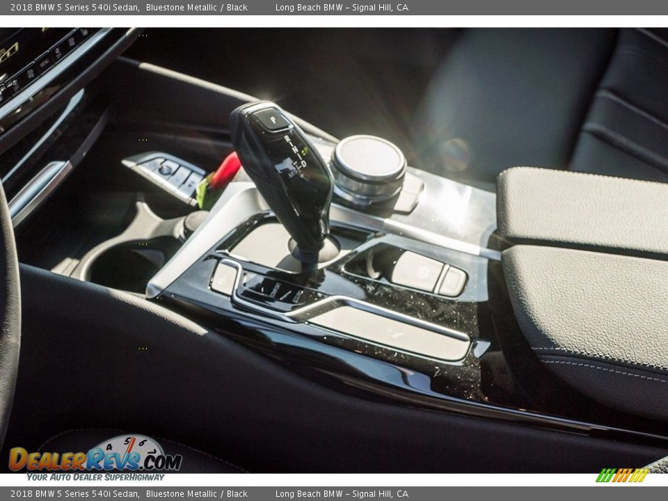 2018 BMW 5 Series 540i Sedan Bluestone Metallic / Black Photo #7