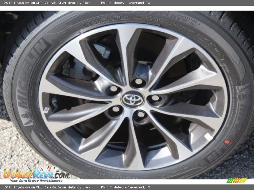 2018 Toyota Avalon XLE Celestial Silver Metallic / Black Photo #10