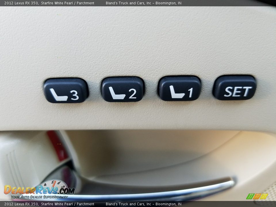 2012 Lexus RX 350 Starfire White Pearl / Parchment Photo #11