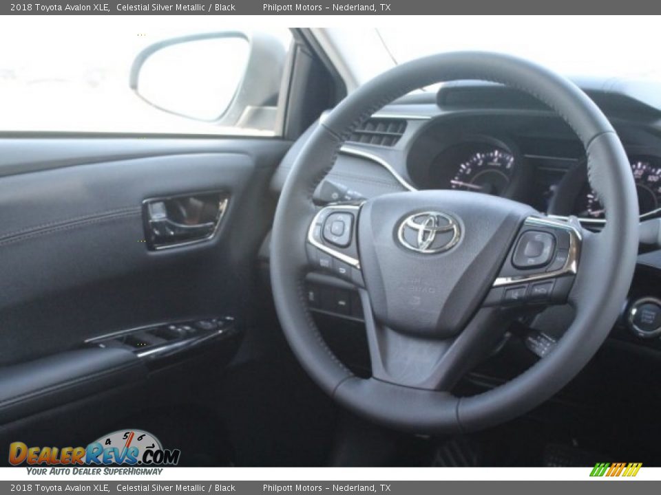2018 Toyota Avalon XLE Celestial Silver Metallic / Black Photo #28