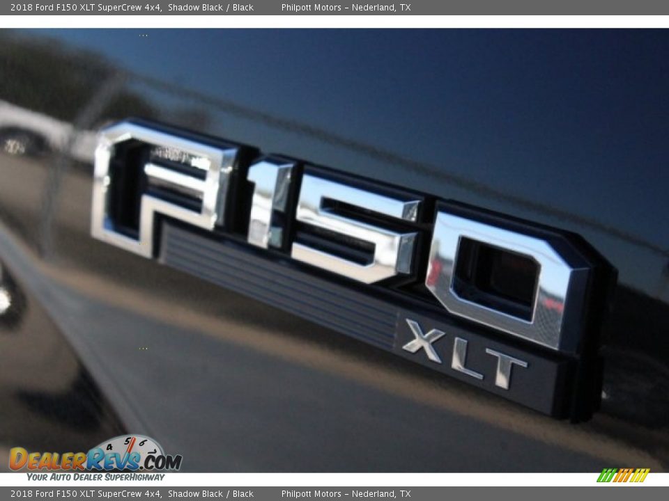 2018 Ford F150 XLT SuperCrew 4x4 Shadow Black / Black Photo #7