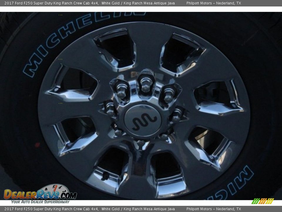 2017 Ford F250 Super Duty King Ranch Crew Cab 4x4 White Gold / King Ranch Mesa Antique Java Photo #6
